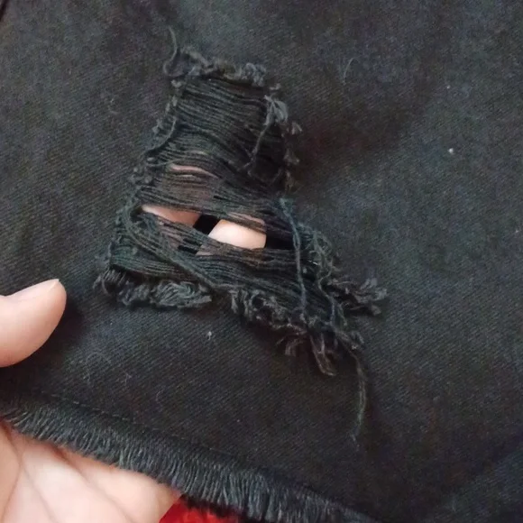 KILLSTAR FURY ROAD DISTRESSED GARTER SHORTS 4X Fits Like 1X - Picture 4 of 8